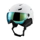 thumbnail image 2 of Casco de nieve, casco de esquí, protección para la cabeza, resistencia a impactos, cómodo para hombres y mujeres, casco de monopatín, casco de esquí 55 a 58cm, 2 of 8