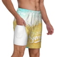 thumbnail image 2 of Kdxio Summer Beach Print Men'S Swim Trunks With Compression Liner 7 Inch Inseam Quick Dry Swim Shorts, 2 of 7