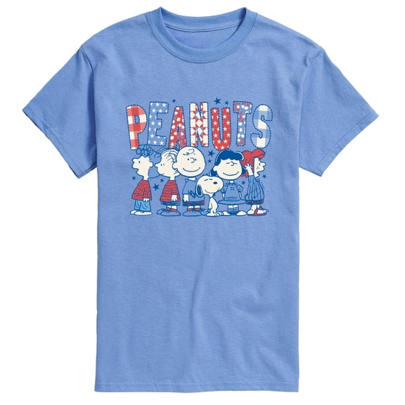Peanuts - Patchwork Americana Short Sleeve Graphic T-Shirt