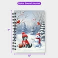 thumbnail image 5 of Hello Winter American Shorthair Football Snowman Welcome Snowy Morning Spiral Bound Journal Cat Lover Kitten Owner Gifts 5x7in Spiral Notebook - 01012, 5 of 5