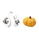 thumbnail image 5 of estatua de cisne,Figuras de cisne de cerámica modernas,Almohadas de calabaza de Halloween,Almohadas de calabaza de Halloween Decoración del hogar Suave,Cojines de calabaza para, 5 of 8