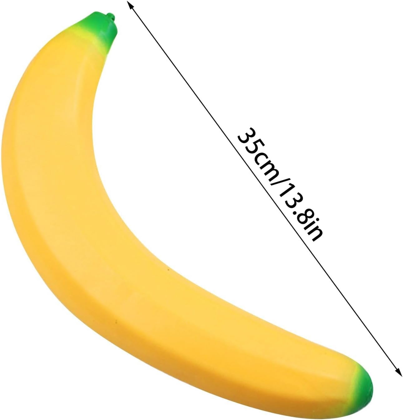 Banana Squishies Toys, Squeeze Ball Sensory Toys for Adult Novelty Bananas Anxiety Relief (Yellow, Big)