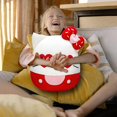 thumbnail image 3 of Cartoon cute kt cat pillow red 30cm, 3 of 5
