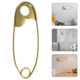 thumbnail image 4 of Metal Safety Pin Wall Decor Funny Laundry Room Decoration Large Safety Pin Wall Decor, 4 of 5