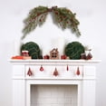 thumbnail image 1 of Fiudx Corona Navideña Dorada y Roja, Ramas de Ratán Hechas a Mano, Elegante Decoración de Frutos Rojos, Decoración Navideña, Manualidad Versátil para Usar En El Árbol de Navidad o En Fiestas, 70 X 10, 1 of 6