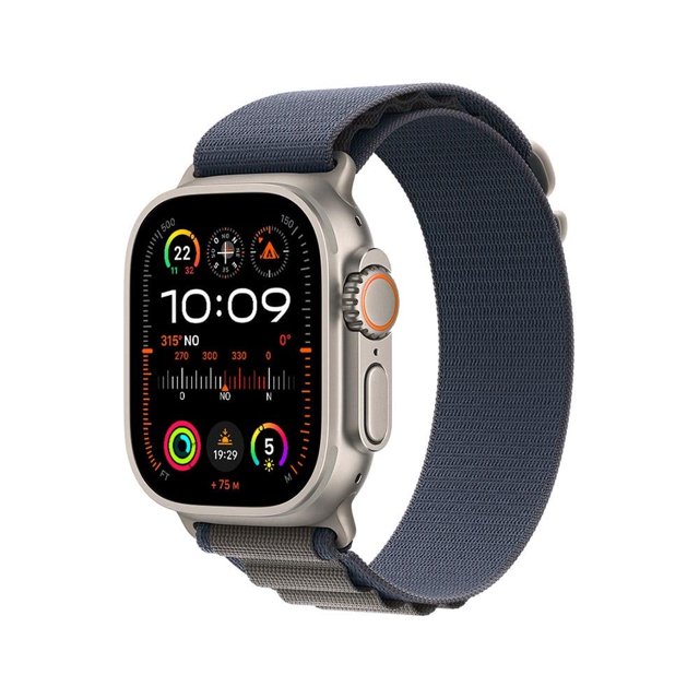 Smartwatch Apple Ultra 2 (GPS + Cellular) Caja de titanio 49MM correa Loop Alpine Azul talla L