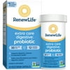Renew Life Extra Care Digestive Adult Probiotic, Unisex, 30 Billion CFU, 12 Strains, 30 Count