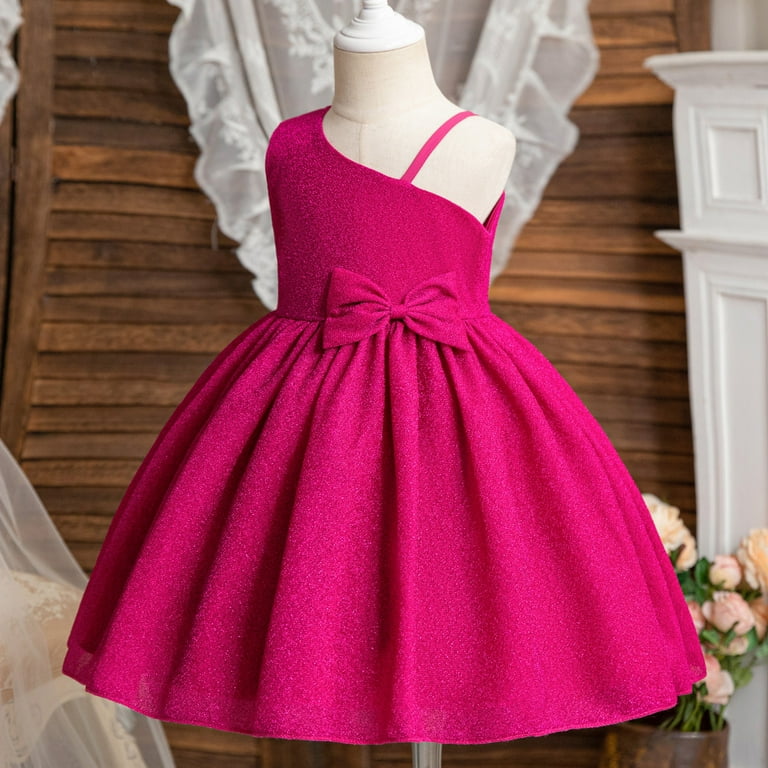 open lace back dress Buy One Shoulder Flower Girl Dress in Soft Tulle