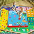 thumbnail image 2 of Baby Crawling Mat,Baby Play Mat for Floor,Large Educational Tummy Time Cotton Playmat, Foldable Non-Slip Super Soft Baby Mat for Playing Area Rug Gym Activity for Infants Toddlers Boys Girls, 2 of 7