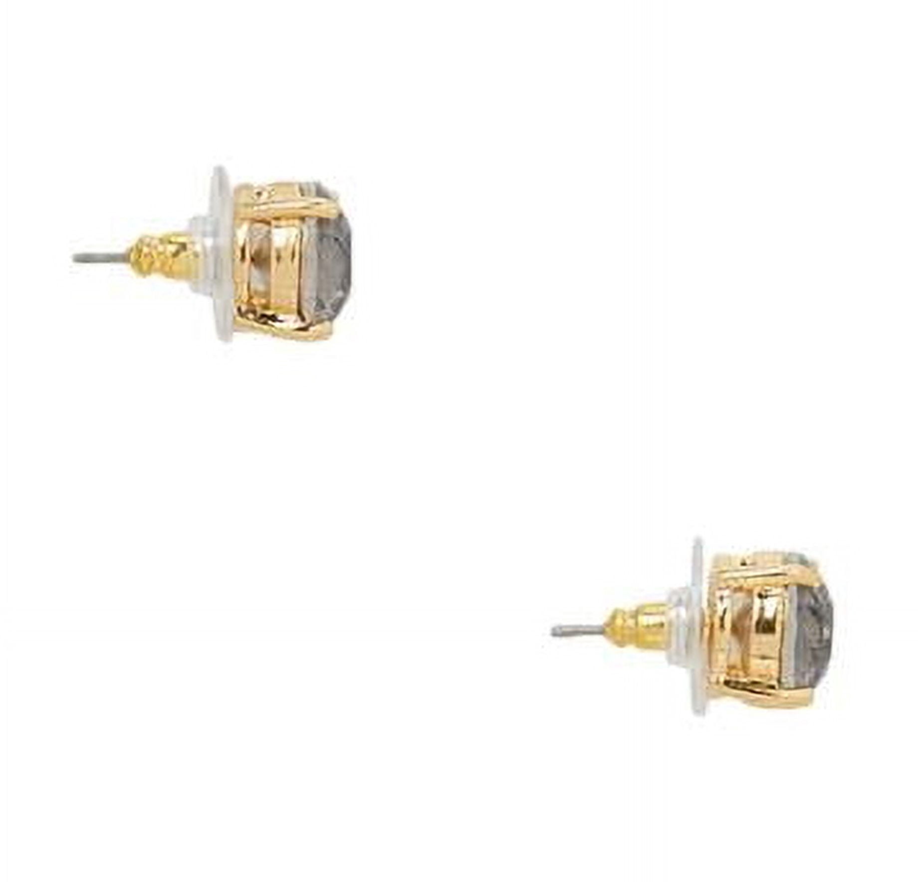 Kate Spade New York Women's Gumdrop Stud Earrings in Black Diamond