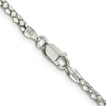 thumbnail image 2 of Auriga Fine Jewelry 925 Sterling Silver 2.5 mm Popcorn Chain Necklace for Women 20", 2 of 6