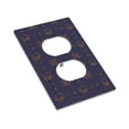 thumbnail image 3 of ZICANCN Outlet Covers Wall Plate, Dark Skulls Blue Bones Light Switch Cover Decorative, Duplex Toggle Combo 1-Gang, 3 of 9