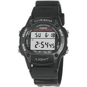 casio men's orange illuminator lcd watch