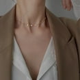 thumbnail image 4 of Sonducket Collar 925 plata melocotón corazón gargantilla collar clavícula cadena collar corto para mujer fino regalo de cumpleaños plata Ropa, zapatos y accesorios Miscelánea plateado 1, 4 of 6