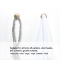 thumbnail image 4 of 4pcs Zinc Alloy Window Curtain Tieback Clothes Hook Drapery Wall Holdbacks Hooks Gold Tone, 4 of 7