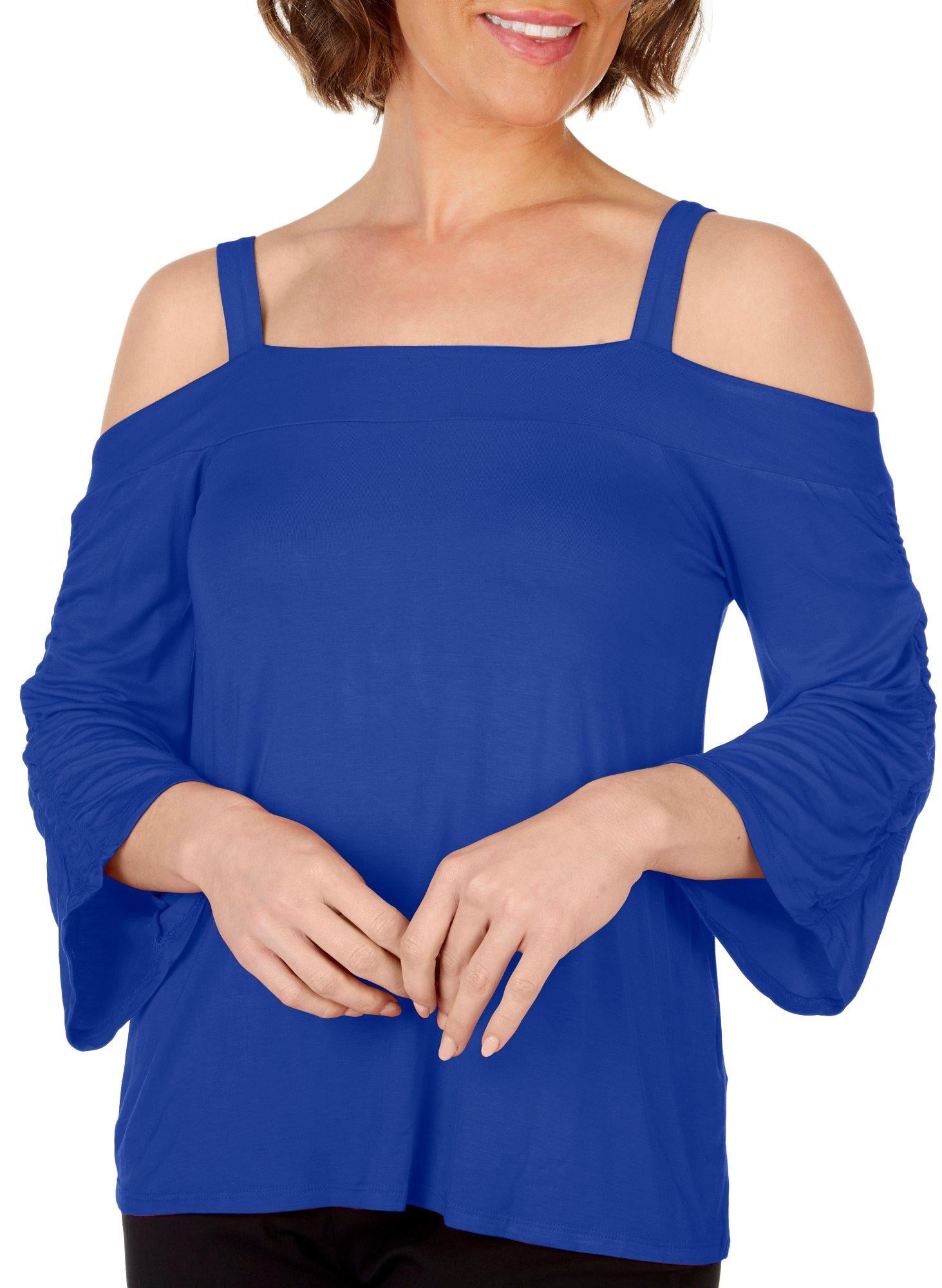 Cable \u0026 Gauge Petite Cold Shoulder 3/4 
