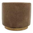 thumbnail image 4 of Moe's Home Collection Oscy Leather Swivel Chair Tan Leather Chairs, 4 of 4