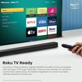 thumbnail image 3 of Restored Hisense 2.0 Channel 120W Soundbar, Bluetooth and Roku Ready TV (HS205G), 3 of 11