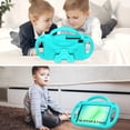 thumbnail image 7 of BMOUO Kids Case for Samsung Galaxy Tab A11 8.7 Inch 2025 / A9 8.7" 2023 / A7 Lite 8.7” 2021, with Shoulder Strap Lightweight, Shockproof Handle Stand Protective Cover, Cyan, 7 of 7