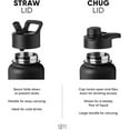 thumbnail image 3 of Simple Modern Summit Water Bottle Straw and Chug Lid Vacuum Insulated Stainless Steel Bottle | 32 fl oz, 3 of 3