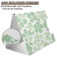 thumbnail image 2 of FORMRS A4 Clipboard Folder with Pen Holder Horizontal Foldable School Office Binder, Green Floral, 2 of 9
