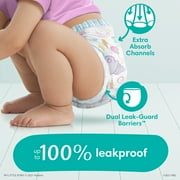 Pampers Easy Ups Training Pants, Girls, Size 4 2T-3T, 132 ct