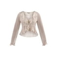 thumbnail image 5 of No Boundaries Ruffle Woven Top, Women's, 5 of 5