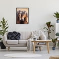 thumbnail image 3 of Stupell Industries Horse Twins Hugging Animals & Insects Painting Black Framed Art Print Wall Art, 24 x 30, 3 of 9