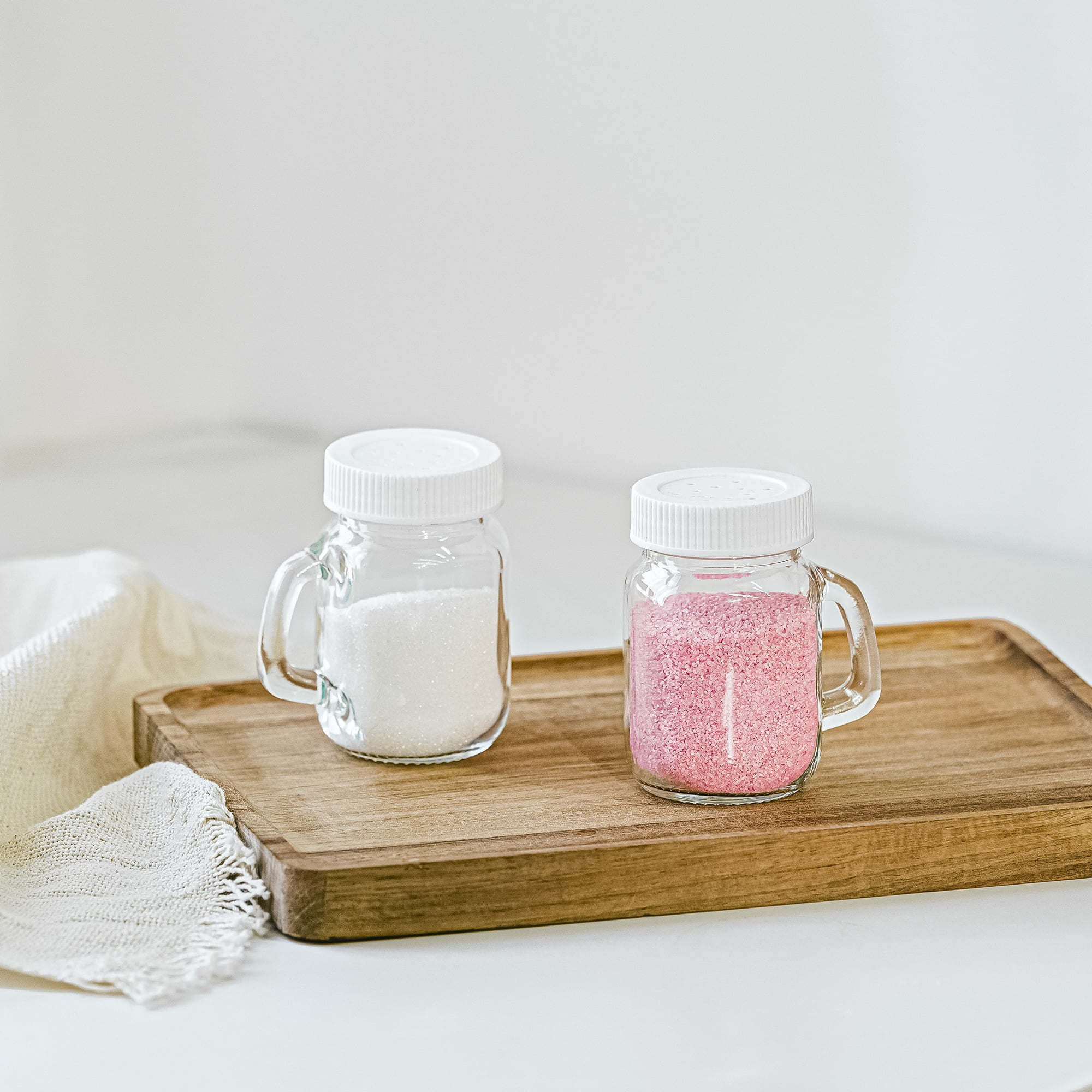 Mainstays Glass Salt and Pepper Spice Shaker Bottle 4 oz