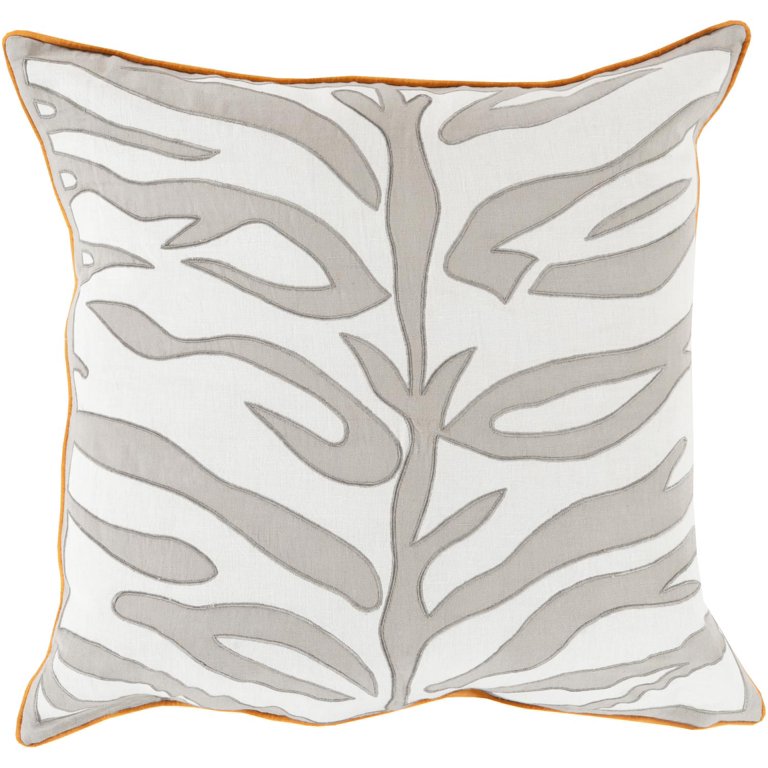 White Down Insert Throw Pillow 18x18 Surya