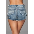 thumbnail image 3 of Buckled Down Denim Shorts, 3 of 3