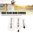 thumbnail image 3 of Golf Club Headcovers Set,Sports Style Soft PU Leather Golf Club Headcovers Set for Training, 3 of 7