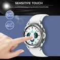 thumbnail image 4 of Designed for Galaxy Watch 4 Classic 42mm Screen Protector   3 Pack Tempered Glass Screen Protector for  Galaxy Watch4 Classic 42mm 2021  Clear, 4 of 6