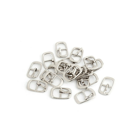 20 Pcs Metallic Needle Buckles for 9mm Wide Shoes