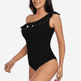 thumbnail image 4 of Race Circuits-Pattern One-Piece Swimsuit Women Ruffle Bathing Suits New Girl Beach Swimwear Race Track Tracks Racing Cars Car, 4 of 5
