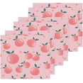 thumbnail image 2 of Coolnut Cute Peach Washcloths Towels, Highly Absorbent and Soft Cotton Face Cloths, 6 Pack Quick Dry Wash Cloths - 12 X 12 Inches Washcloth Gift, 2 of 7