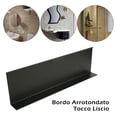 thumbnail image 2 of Black Floating Wall Shelf Bathroom Black Shelf Floating Wall Shelf Shower Shelf Bathroom Rectangular Frosted Aluminum Frame Ultra-thin Heavy Wall Shelf Fashion Wall-mounted Cosmetic Rack, 2 of 6