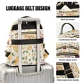 thumbnail image 3 of FORMRS Mini Backpack Purse for Women Quilted Travel Daypack Casual Shoulder Bag, Birds Tea Time, 3 of 7