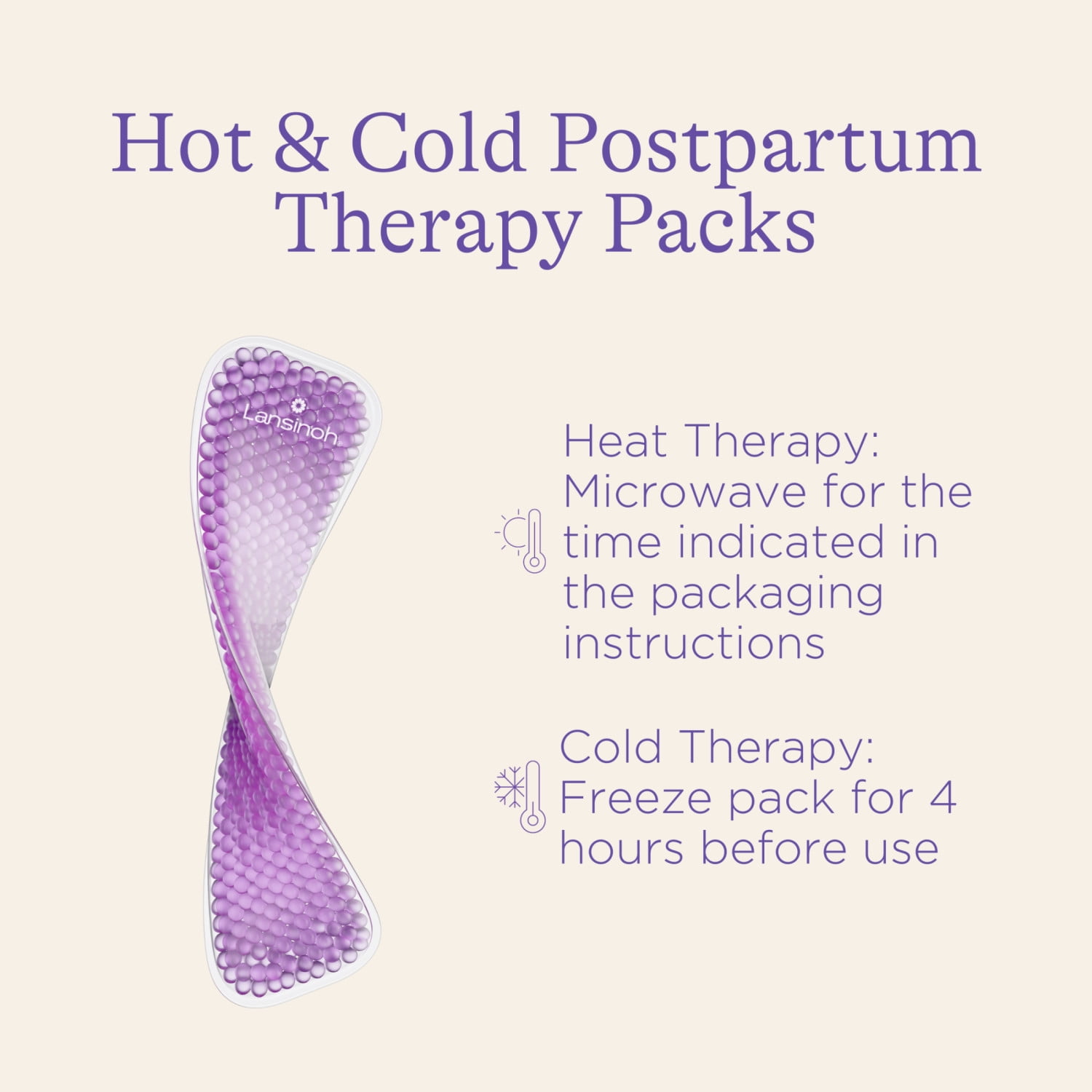 Lansinoh Postpartum Perineal Care Kit, Peri Bottle, Spray & Hot & Cold Pads, Recovery Bundle