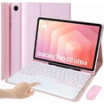 thumbnail image 1 of Funda con Teclado Retroiluminado con Panel Táctil y Mouse para Galaxy Tab S11 Ultra 14.6" Rosa (SM-X930/X936B), 1 of 7