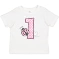 thumbnail image 3 of Inktastic Pink Ladybug 1st Birthday Girls Baby T-Shirt, 3 of 5