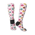 thumbnail image 5 of Lsque Colorful Donuts Printed Crew Socks Men's Women's LightWeight Thin Casual Calf Socks ,Knee High Socks,Cotton Socks, 5 of 9