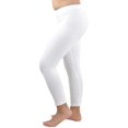 thumbnail image 7 of ToBeInStyle Girls' Fitted Full Length Leggings - White - Small, 7 of 7