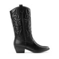 thumbnail image 6 of BURUDANI Women's Mid-Calf White Western Cowboy Boots Classic Embroidered Cowgirl Boots, 6 of 6