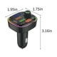 thumbnail image 3 of Bluetooth 5.0 Reproductor de MP3 para coche Transmisor FM | Llamadas manos libres | Carga rápida USB QC3.0 | Adaptador de 3 puertos | Monitor de voltaje | Navegación por voz | Luz RGB | 12V-24V, 3 of 8
