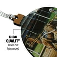 thumbnail image 3 of Harness Racing Track Horse Racer Wood Christmas Tree Holiday Ornament, 3 of 7