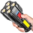 thumbnail image 1 of Linterna táctica cinco explosiones nucleares linterna LED impermeable súper brillante carga linterna de campamento lámpara de Mesa, 1 of 9