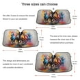 thumbnail image 5 of Horse Colorful Automotive Front Car Windshield Sun Shade Reflector Foldable for Front Fit for Cars Truck SUVs, 5 of 8