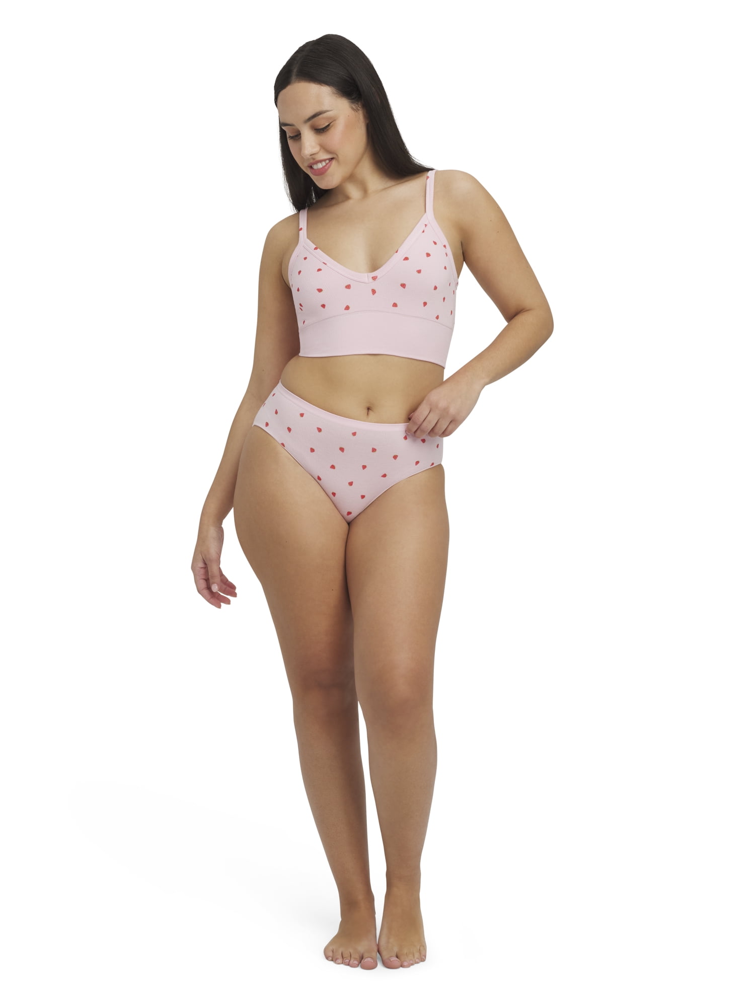 Mills by Millie Bobby Brown Women's Softie Rib Hipster Panties, 3-Pack, Sizes XS-XXXL