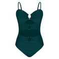 thumbnail image 4 of Erwazi One Piece Swimsuit for Women Ring Linked Cutout Swim Suit Monokini Bathing Suit with Padded Cups, 4 of 6